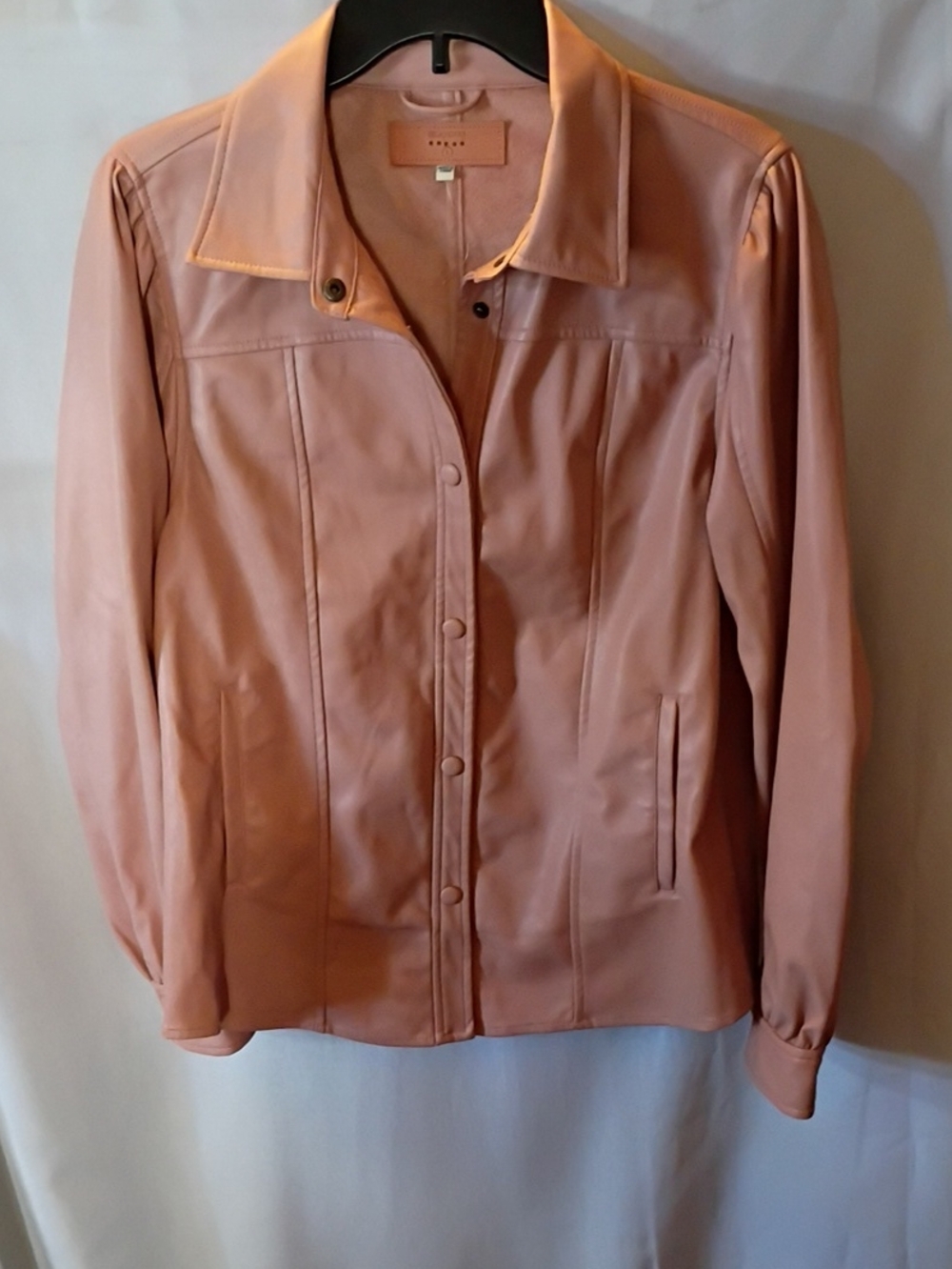 BlankNYC Vegan Leather Shacket L